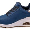Skechers Sneaker Donna Pelle Sintetica Bianco Nero Blu Rosa-1