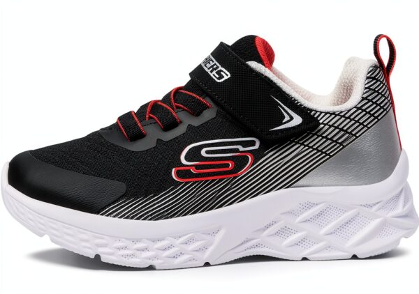 Skechers Sneaker Bambini Tessuto Sintetico Suola Flessibile-5