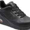 Skechers Scarpe Donna Sneaker Pelle Sintetica Nero-1