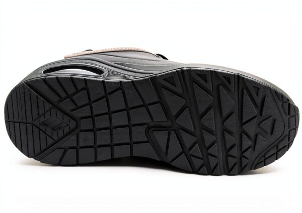 Skechers Scarpe Donna Sneaker Pelle Sintetica Nero-3