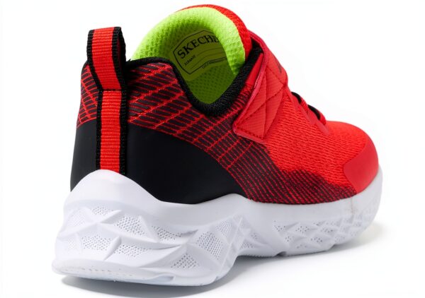 Skechers Sneaker Bambini Tomaia Rete Lacci Elastici-5