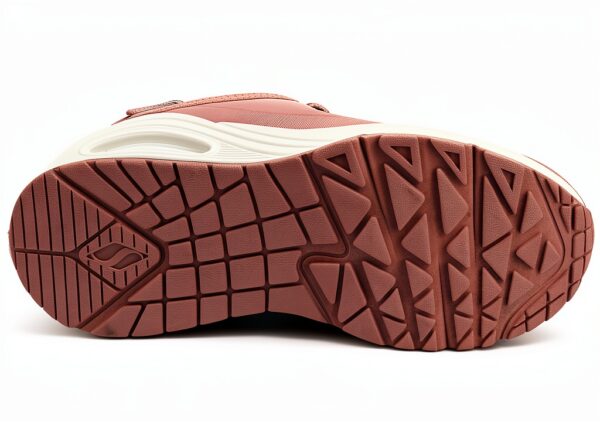 Skechers Sneaker Donna Duraleather Memory Foam Nero-2