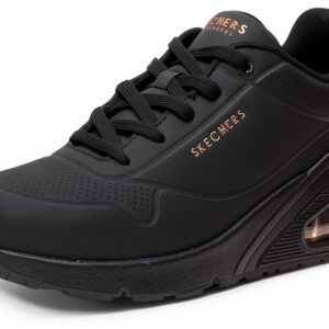 Skechers Scarpe Donna Sneaker Pelle Sintetica Nero-0
