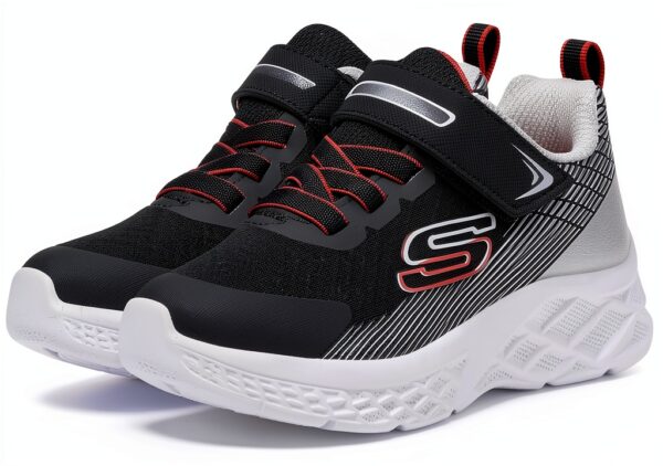 Skechers Sneaker Bambini Tessuto Sintetico Suola Flessibile-2