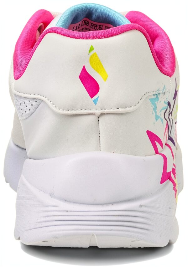 Skechers Sneaker Bambine Stampa Stelle Cuore Leggere-5