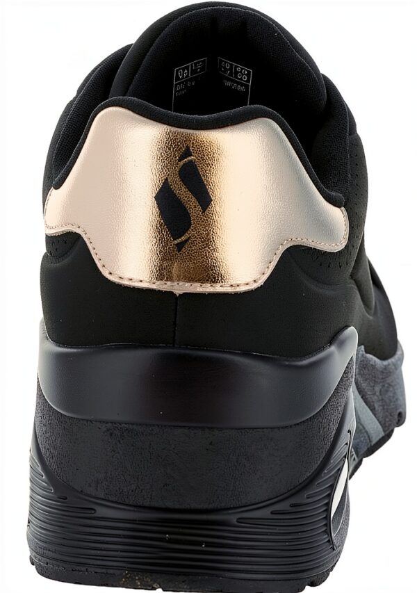 Skechers Scarpe Donna Sneaker Pelle Sintetica Nero-6