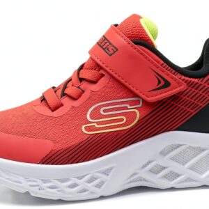 Skechers Sneaker Bambini Tomaia Rete Lacci Elastici-0