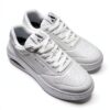 Skechers Sneaker Uomo White Duraleather Mesh Comode-5