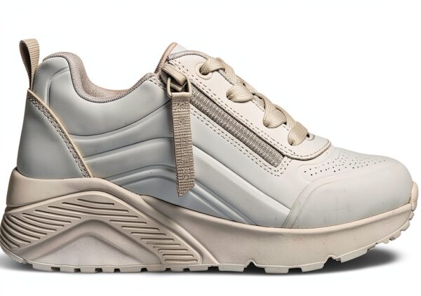Skechers Sneaker bambina memory foam lacci moda-1