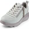 Skechers Sneaker bambina memory foam lacci moda-0