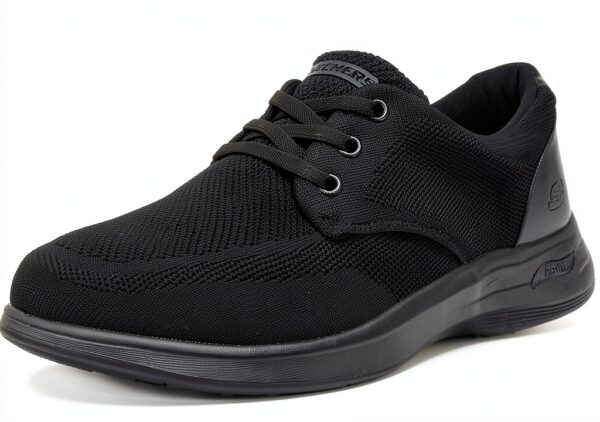 Skechers Mocassini Uomo Pelle Liscia Scarpe Casual Comode-0