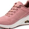 Skechers Sneaker Donna Duraleather Memory Foam Nero-3