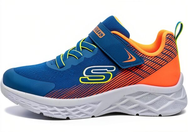 Skechers Sneaker Bambini Tessuto Sintetico Design Moderno-2