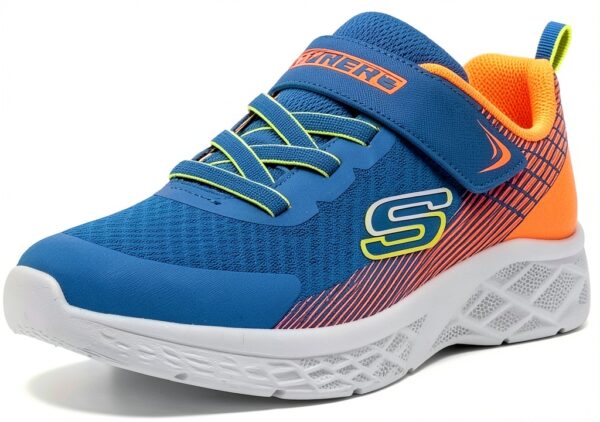 Skechers Sneaker Bambini Tessuto Sintetico Design Moderno-3