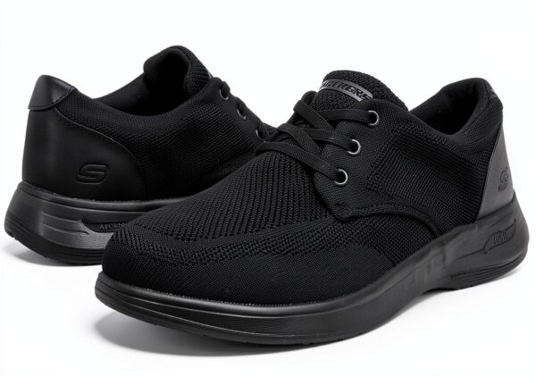 Skechers Mocassini Uomo Pelle Liscia Scarpe Casual Comode-6