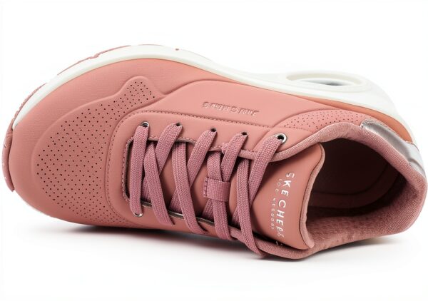 Skechers Sneaker Donna Duraleather Memory Foam Nero-1