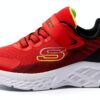 Skechers Sneaker Bambini Tomaia Rete Lacci Elastici-4