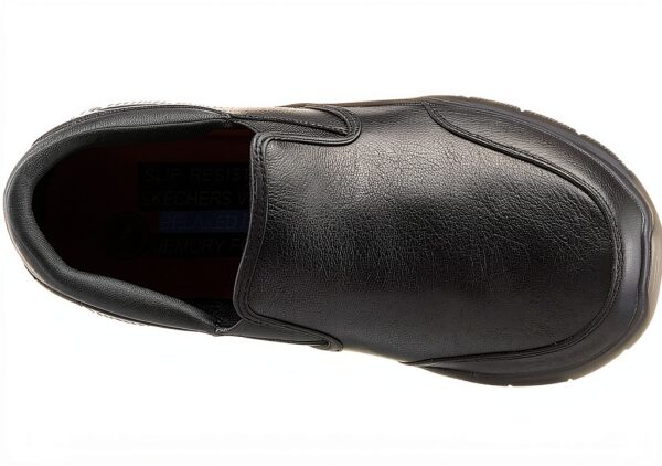 Skechers Flex Advantage Sr Mocassini Uomo Nero Pelle-5