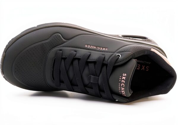 Skechers Scarpe Donna Sneaker Pelle Sintetica Nero-2