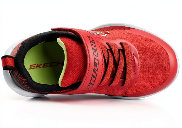 Skechers Sneaker Bambini Tomaia Rete Lacci Elastici-2