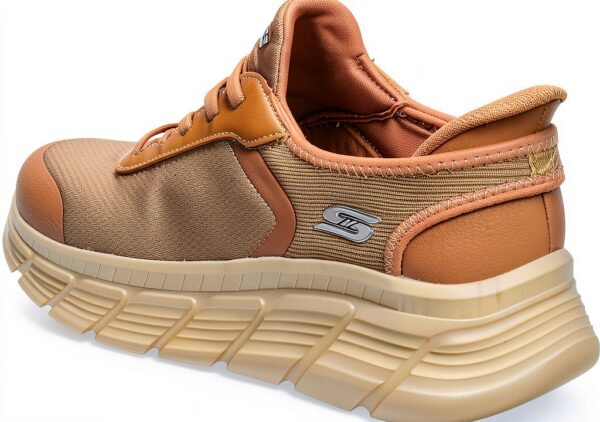 Scarpe Donna Skechers Bobs B Flex Hi Taupe Beige-1