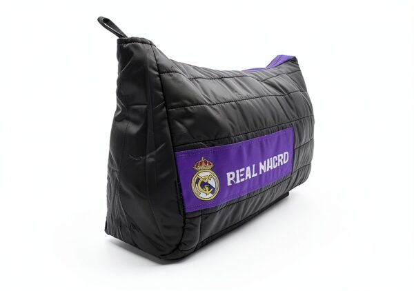 Portatutto triplo Real Madrid C Y P Kids con tre tasche e cerniera-2
