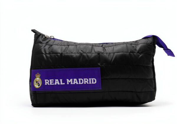 Portatutto triplo Real Madrid C Y P Kids con tre tasche e cerniera-1