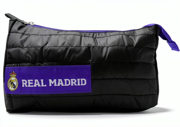 Portatutto triplo Real Madrid C Y P Kids con tre tasche e cerniera-4