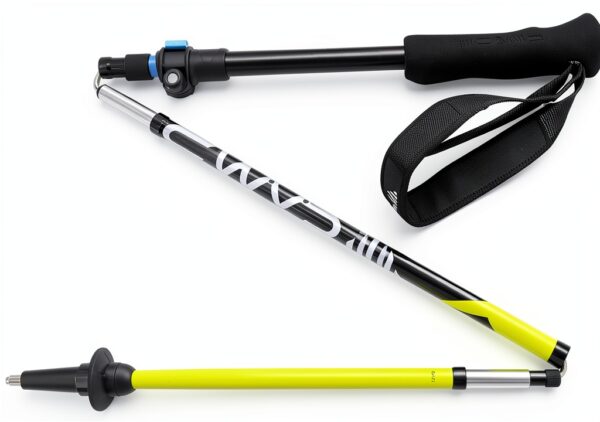 Bastoncino trekking C.A.M.P. 2624 carbonio Azzurro/Lime/Grigio-0