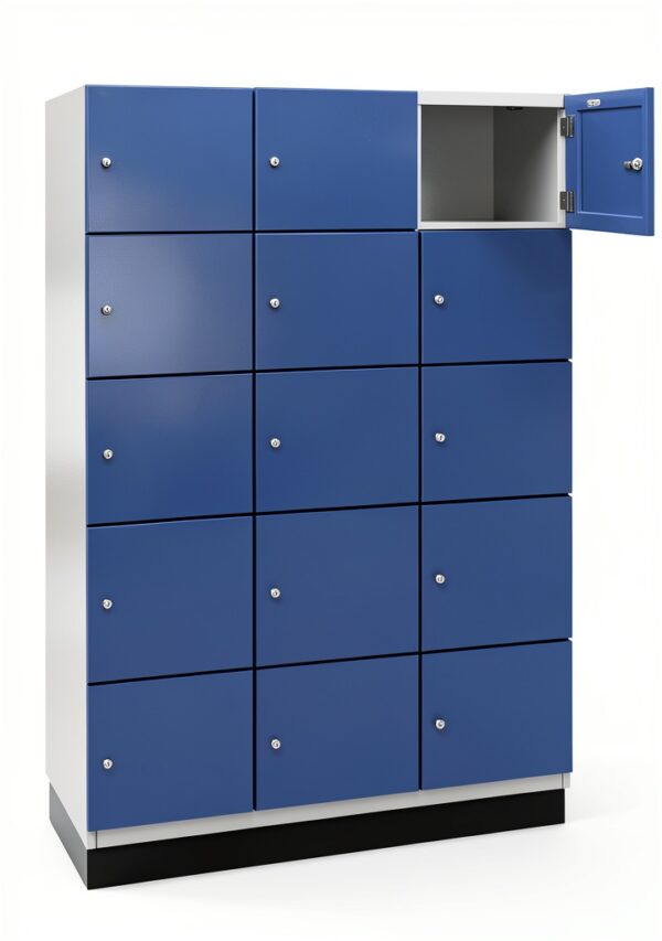 Armadietto C+P 5 scomparti blu genziana 1200mm-0