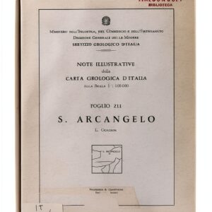 NOTE ILLUSTRATIVE CARTA GEOLOGICA D'ITALIA. S ARCANGELO. OGNIBEN. P&C.-0