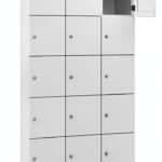 Armadietto C+P 5 scomparti Cambio grigio chiaro 900 mm-0