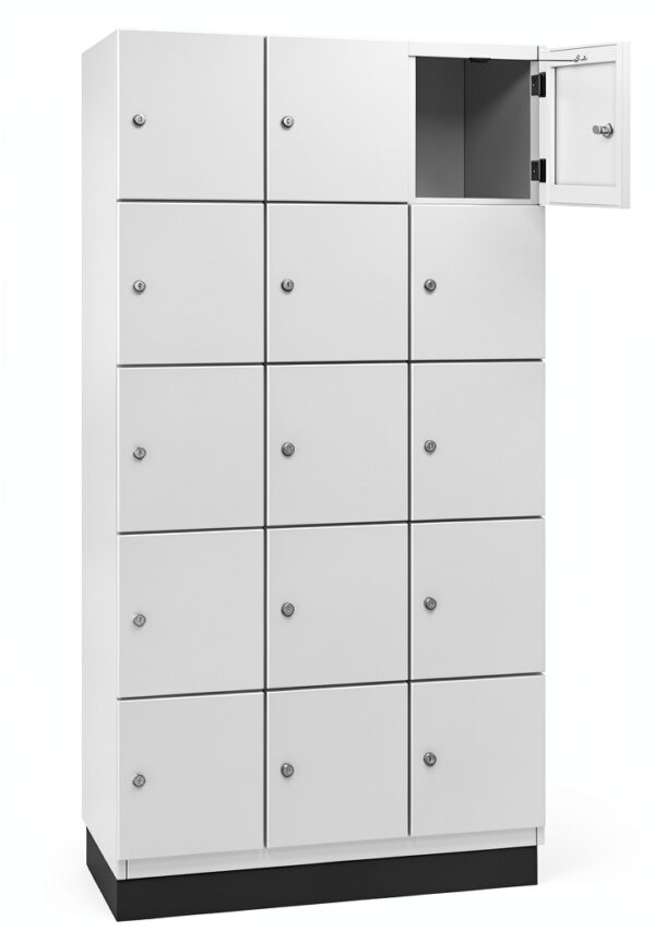 Armadietto C+P 5 scomparti Cambio grigio chiaro 900 mm-0