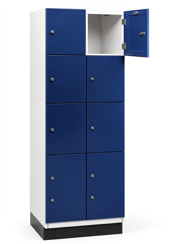 Armadietto C+P 5 scomparti Cambio grigio chiaro/blu genziana 600 mm-0