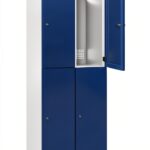 Armadietto a due piani C+P Möbelsysteme 45101-20 Blu Genziana 600 mm-0