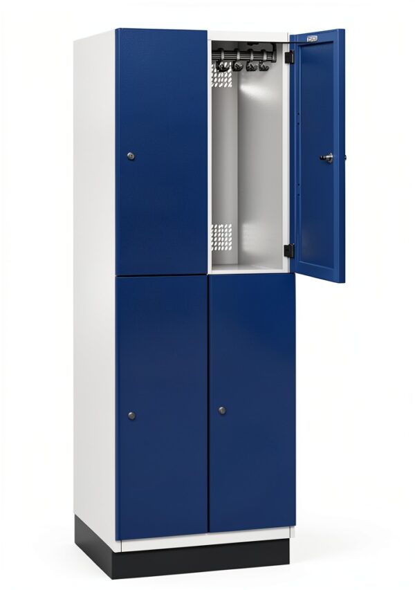 Armadietto a due piani C+P Möbelsysteme 45101-20 Blu Genziana 600 mm-0