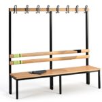 Panca per guardaroba C+P 8052-100 Faggio Naturale 40x197 cm-0