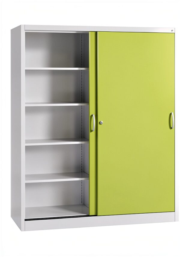 Armadio scorrevole C+P ACURADO grigio chiaro 195x160x50 cm-1