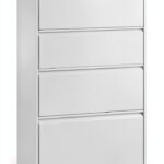 Classificatore per cartelle sospese C+P ACURADO zincato 4 cassetti-0
