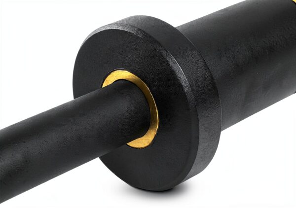 C.P. Sports Olympia SZ - Asta per bilanciere da 120 cm, per dischi da 50 mm, in acciaio massiccio, fino a 180 kg, per sollevamento pesi, bodybuilding, sport di forza, fitness-4