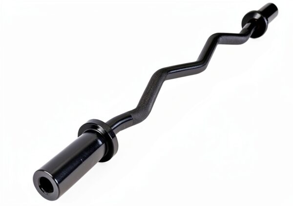 C.P. Sports Olympia SZ - Asta per bilanciere da 120 cm, per dischi da 50 mm, in acciaio massiccio, fino a 180 kg, per sollevamento pesi, bodybuilding, sport di forza, fitness-1