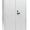 Armadio antincendio C+P in acciaio grigio 1950x1200x500 con serratura-3