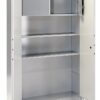 Armadio antincendio C+P in acciaio grigio 1950x1200x500 con serratura-8