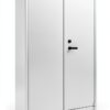 Armadio antincendio C+P in acciaio grigio 1950x1200x500 con serratura-2
