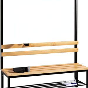 Panchina da giardino C+P Basic 8051-110 Faggio Naturale 150 cm-0
