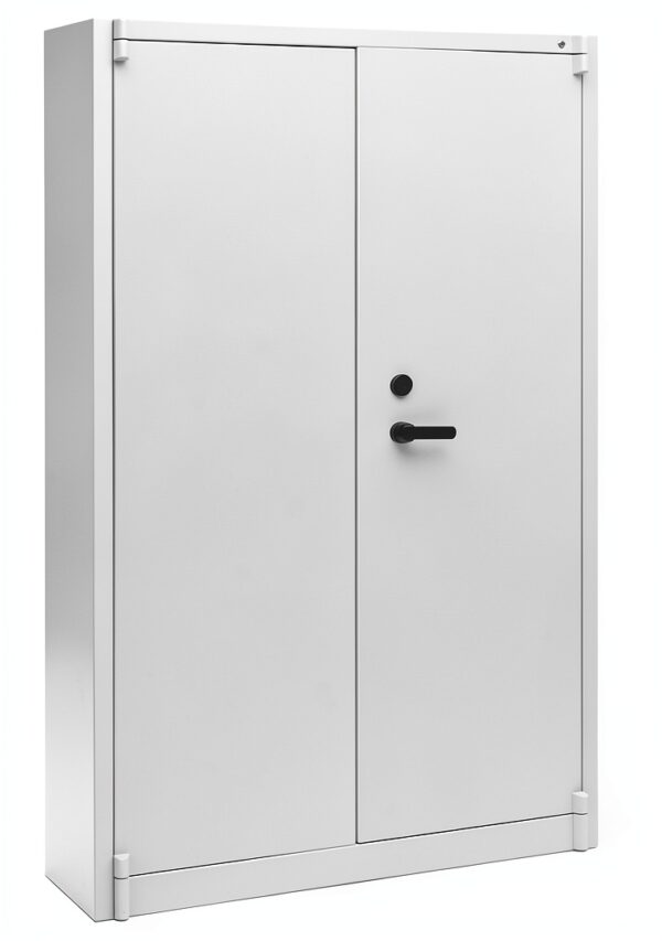 Armadio antincendio C+P in acciaio grigio 1950x1200x500 con serratura-9