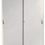 Armadio C+P ante scorrevoli ACURADO grigio 195x160x50 cm 8 ripiani-0