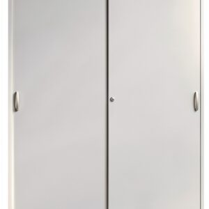 Armadio C+P ante scorrevoli ACURADO grigio 195x160x50 cm 8 ripiani-0