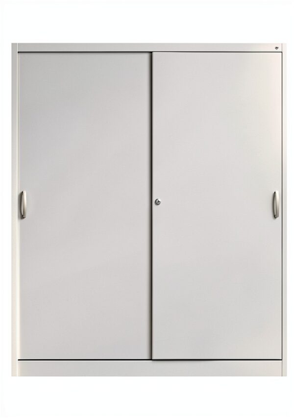 Armadio C+P ante scorrevoli ACURADO grigio 195x160x50 cm 8 ripiani-0