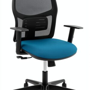 Sedia da ufficio P&C Alfera 0B68R65 Verde/Blu, Moderna, Legno e PVC-0